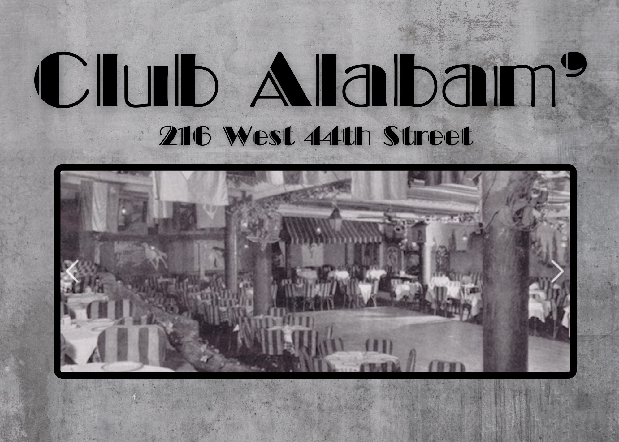 Read more about the article Club Alabam’