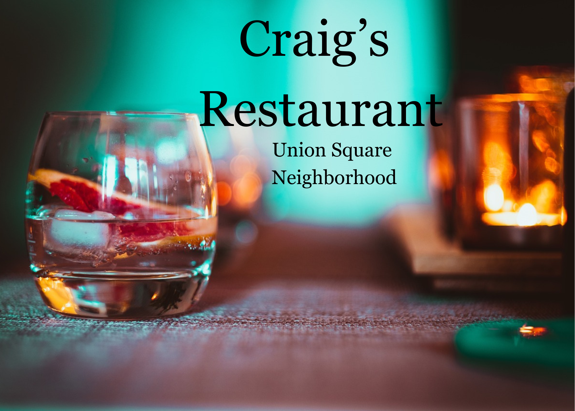 Read more about the article Craig’s Restaurant