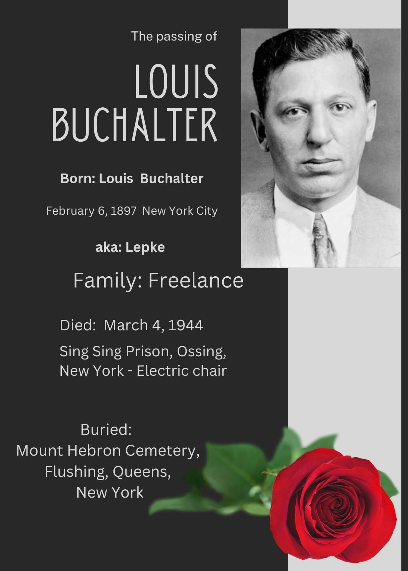 Read more about the article Louis “Lepke” Buchalter