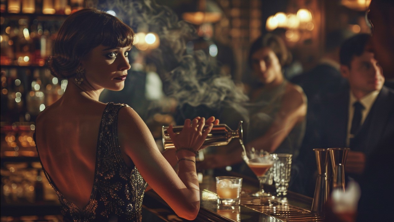 Women Cocktails and the Illusion