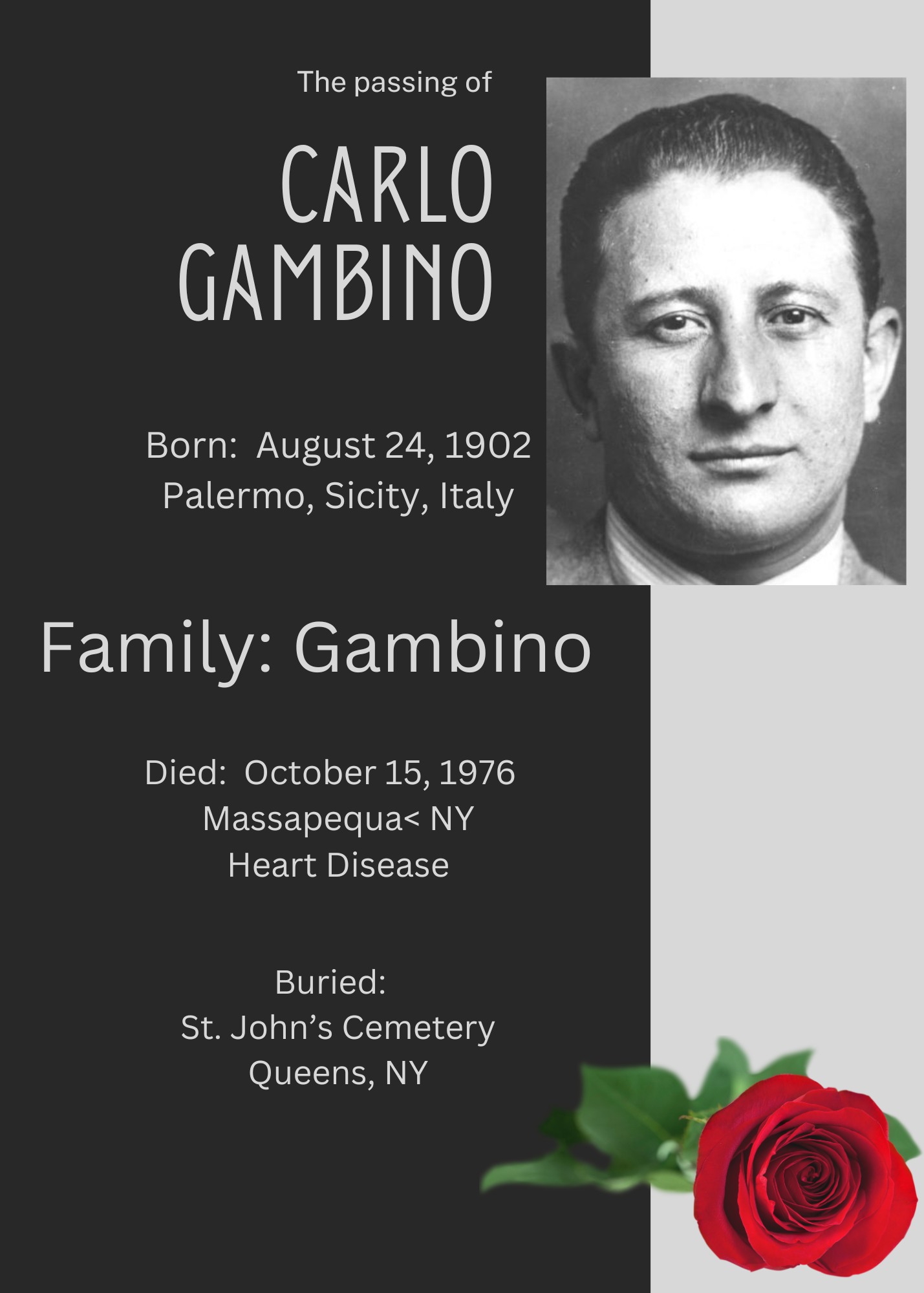 Carlo Gambino: The Silent Emperor of the American Mafia