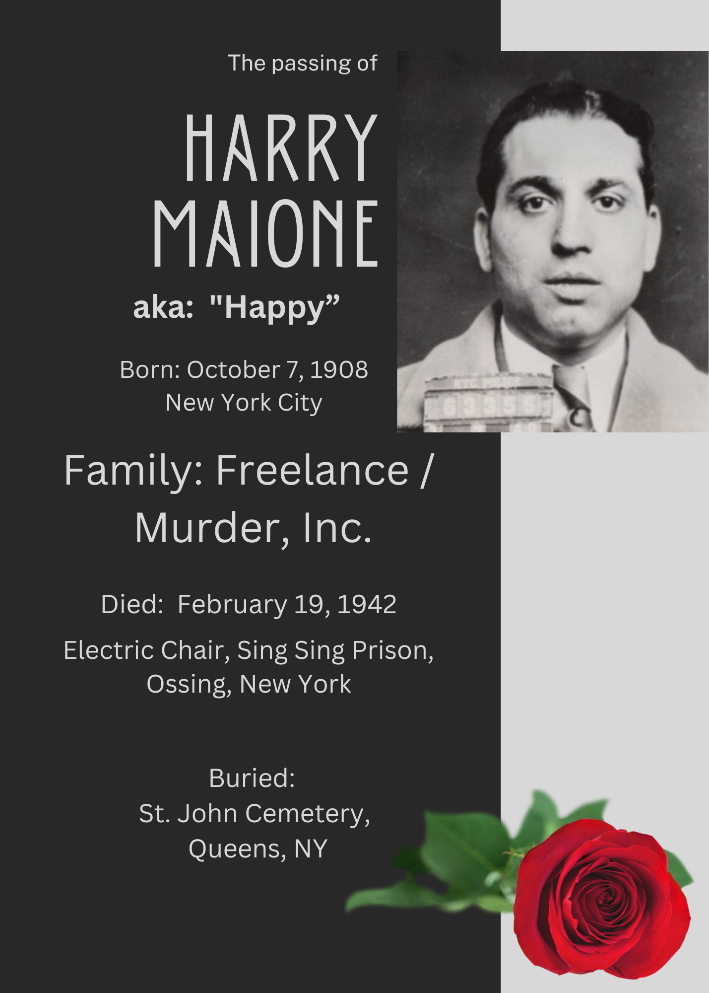 Harry “Happy” Maione: Murder, Inc.’s Smiling Executioner