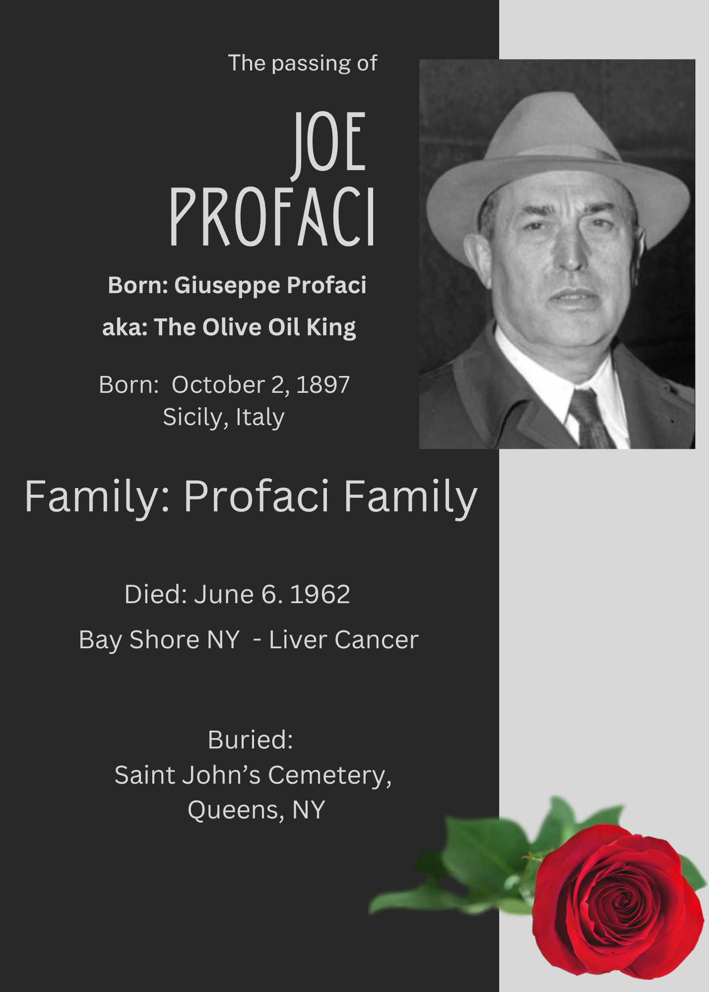 Joe Profaci: The Godfather Who Ruled Through Fear, Faith, and Tribute