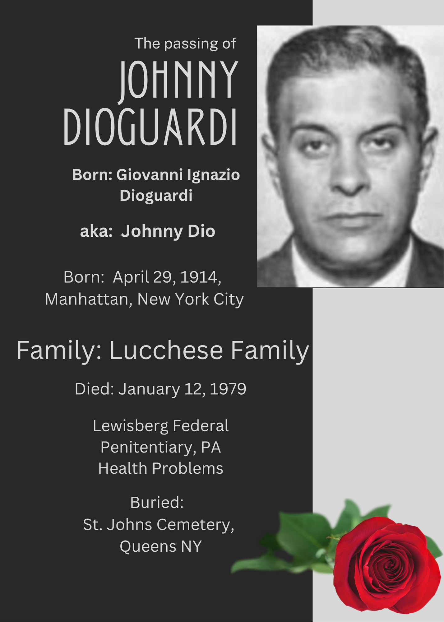 Johnny “Dio” Dioguardi: The Mobster Who Controlled the Union Hall